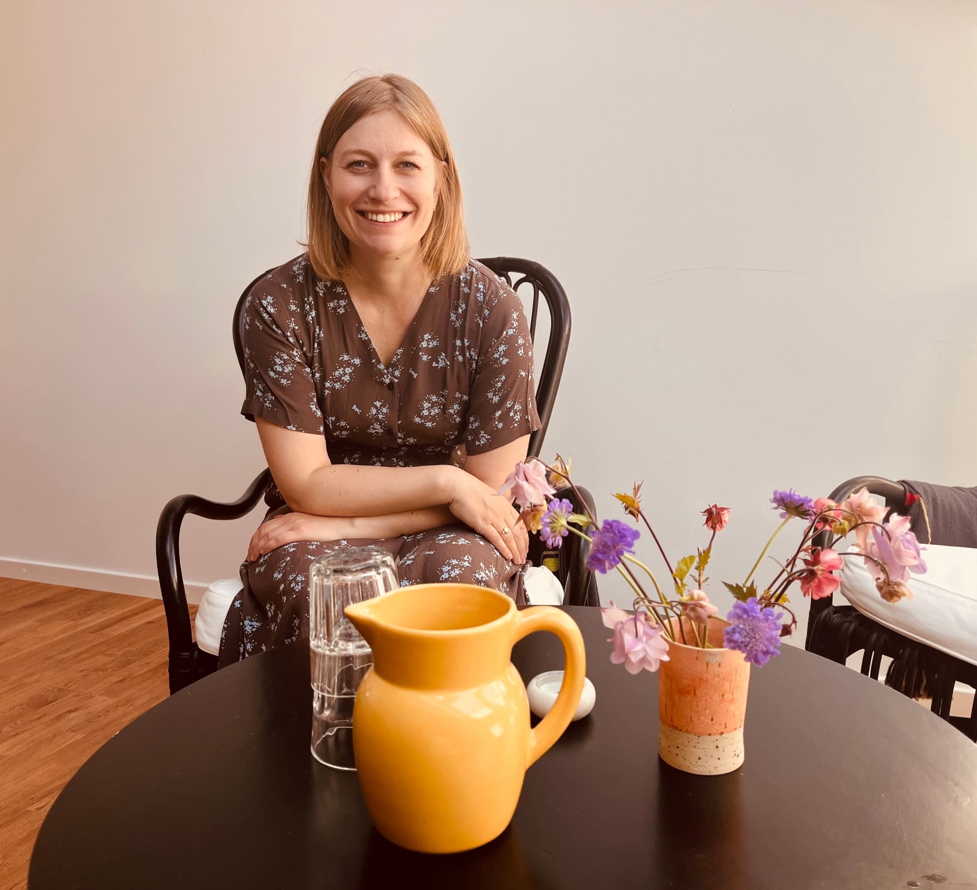 Karina Isted i samtalerummet